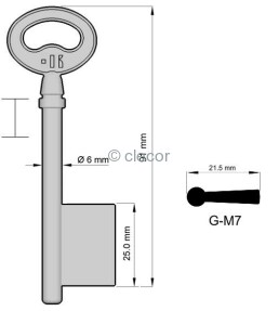 CLE A GORGE G-M7 Clés à Gorges