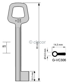 CLE A GORGE G-VC306 Clés à Gorges
