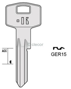 CLE PLATES GER15 Clés Plates