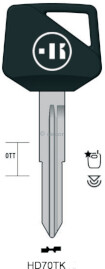 CLE TRANSPONDEUR HD70TK Clés Transpondeurs