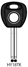 CLE TRANSPONDEUR SPECIALE HY18TK