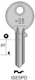 CLE PLATES ISE5PD Clés Plates