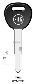 CLE A TÊTE PLASTIQUE KYM3SP Clés Auto