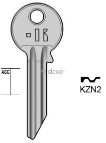 CLE PLATE KZN2 Clés Plates