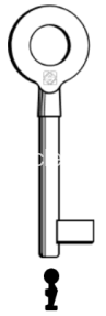 CLE A CHIFFRE LAPERCHE LH710-6