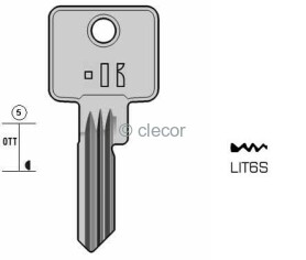 CLE PLATE LIT6S Clés Plates
