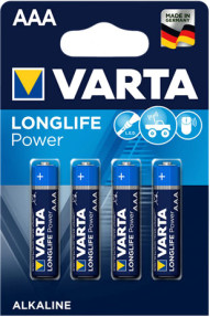 BLISTER 4 PILES VARTA AAA Les piles