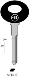 CLE A TÊTE PLASTIQUE MB41P Clés Auto