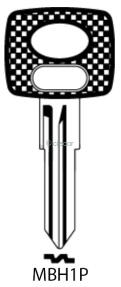 CLE A TETE PLASTIQUE MBH1P