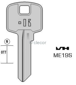 CLE PLATE ME19S Clés Plates