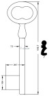 CLE MERMIER 119 MM ME240-7