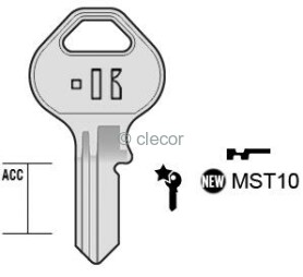 CLE PLATES MST10 Clés Plates