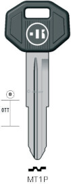 CLE A TÊTE PLASTIQUE MT1P Clés Auto