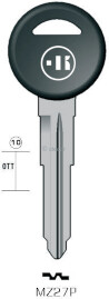 CLE A TÊTE PLASTIQUE MZ27P Clés Auto