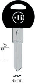 CLE A TÊTE PLASTIQUE NE48P Clés Auto