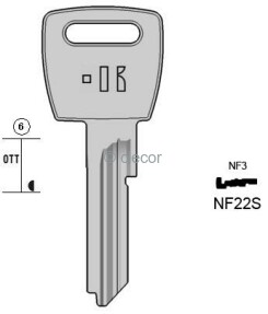 CLE PLATE NF22S Clés Plates