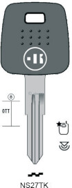 CLE TRANSPONDEUR NS27TK Clés Transpondeurs
