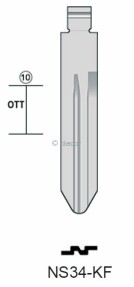 CLE INSERT NS34-KF KEYDIY Lames