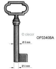 CLE MEUBLE OP3340BA Clés de Meubles