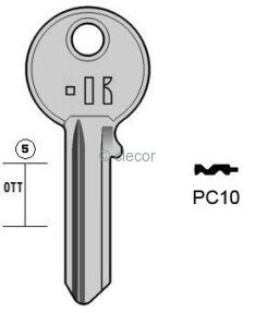 CLE PLATE PC10 Clés Plates