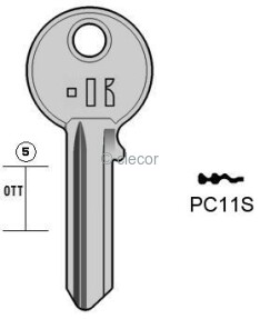 CLE PLATE PC11S Clés Plates