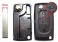 COQUE DE CLE PEUGEOT PEUBM3LC-7