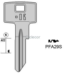 CLE PLATE PFA29S Clés Plates