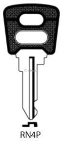 CLE A TETE PLASTIQUE RN4P
