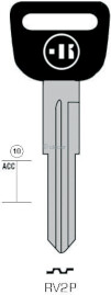 CLE A TÊTE PLASTIQUE RV2P Clés Auto