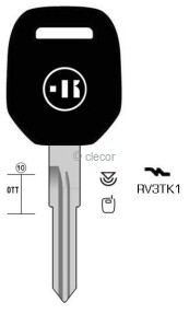CLE TRANSPONDEUR RV3TK-1 Clés Transpondeurs