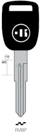 CLE A TÊTE PLASTIQUE RV8P Clés Auto