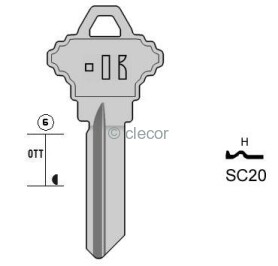 CLE PLATE SC20 Clés Plates