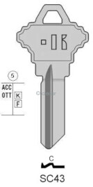 CLE PLATES SC43 Clés Plates