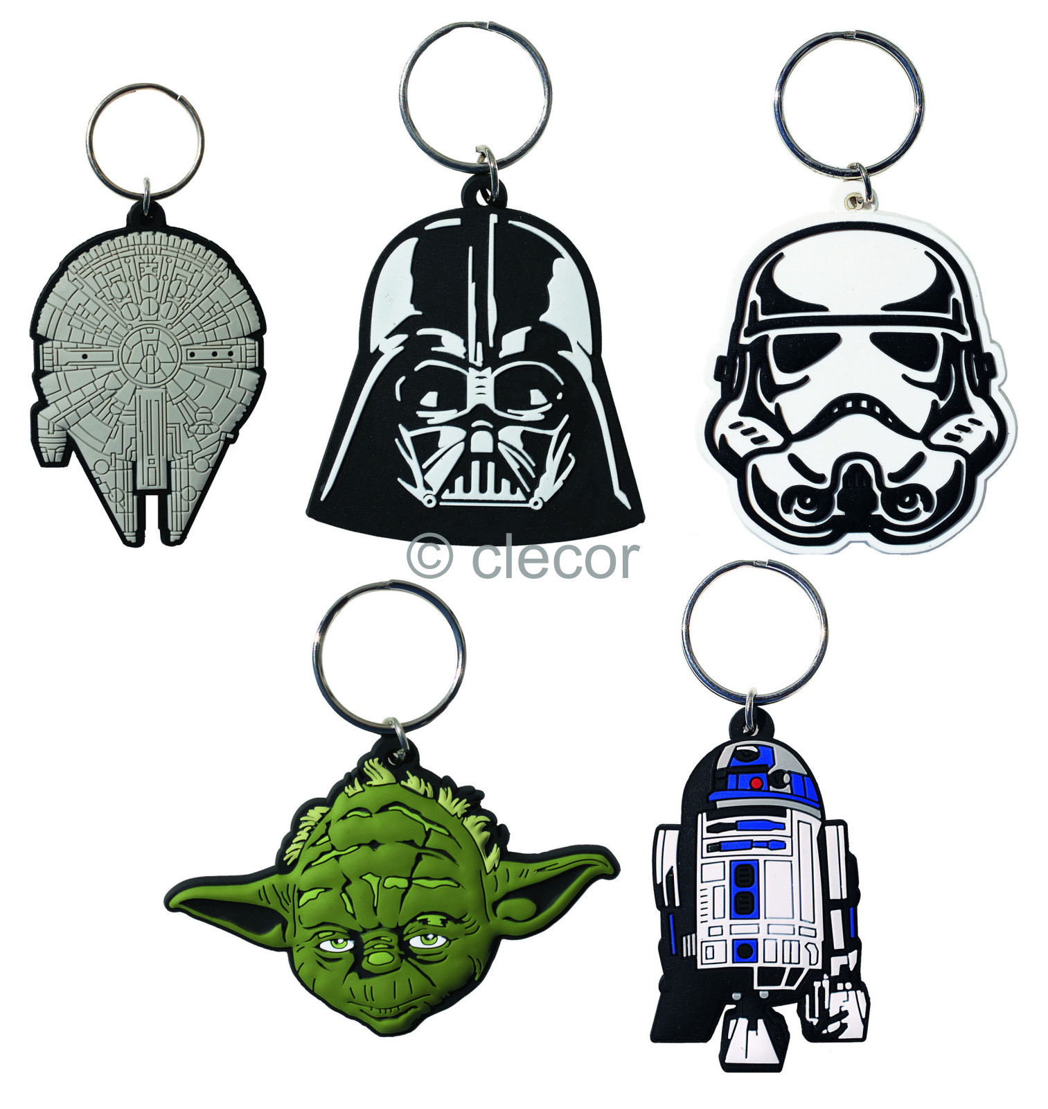 PORTE CLE STAR WARS (LOT DE 5)