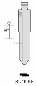 CLE INSERT SU19-KF KEYDIY Clés Auto