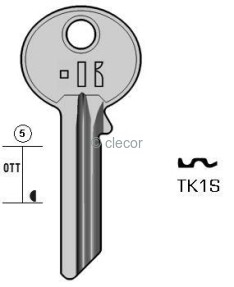 CLE PLATES TK1S Clés Plates