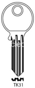 CLE PLATE TK31 Clés