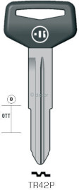 CLE A TÊTE PLASTIQUE TR42P Clés Auto