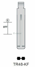 CLE INSERT TR48-KF KEYDIY Lames