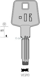 CLE A POINTS VC20 Clés à Points