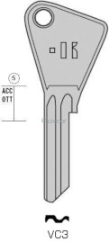 CLE PLATES VC3 Clés Plates