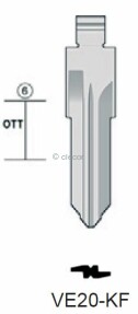 CLE INSERT VE20-KF KEYDIY Lames