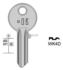 CLE PLATE WK4D Clés Plates