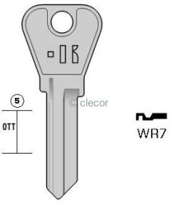 CLE PLATE WR7 Clés Plates