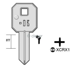 CLE A POINTS XCRX1 Clés à Points