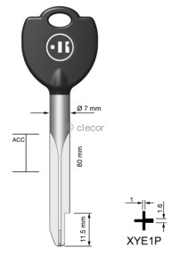 CLE A POINTS XYE1P Clés à Points