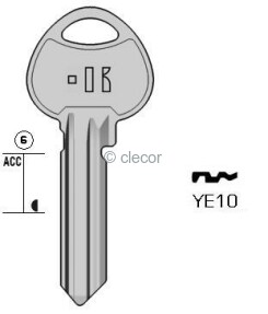 CLE PLATE YE10 Clés Plates
