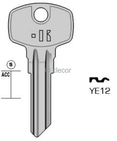 CLE PLATE YE12 Clés Plates