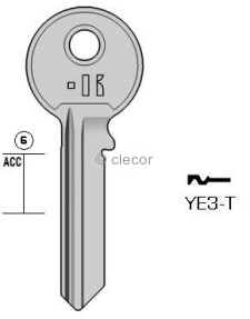 CLE PLATE HT YE3-T Clés Plates