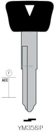 CLE A TÊTE PLASTIQUE YM35SP Clés Auto